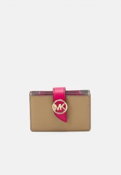 MICHAEL Michael Kors Damen GREENWICH XS ACCORDIAN CARD CASE - Geldbörse - Rubn Red