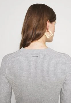 MICHAEL Michael Kors Damen TAPE CREW - Strickpullover - Pearl Heather -MICHAEL Michael Kors 6bd7cdb2a73a4841be4905a7c4ad48e1