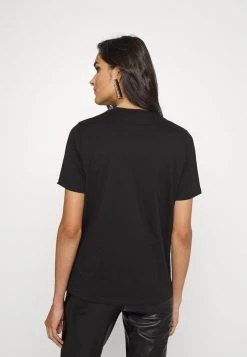 MICHAEL Michael Kors Damen STUD CIRCLE LOGO TEE - T-Shirt Print - Black 10 MICHAEL Michael Kors Damen STUD CIRCLE LOGO TEE - T-Shirt Print - Black -MICHAEL Michael Kors 6ce98be4ac964a76ab6bb98b8f1cd10d