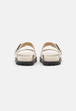 MICHAEL Michael Kors Damen GISELLE SLIDE - Pantolette Flach - Light Cream -MICHAEL Michael Kors 6e3b211dd37141848e0253ec5d48ddc9