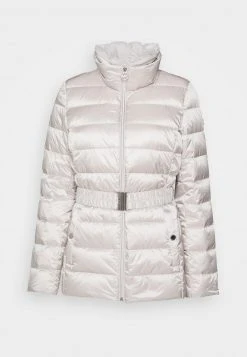 MICHAEL Michael Kors Damen DETACHABLE COLLAR BELTED PACKABLE COAT - Daunenjacke - Aluminium -MICHAEL Michael Kors 6e619418cb864b11958e5d0648ab4ee0