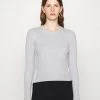 MICHAEL Michael Kors Damen TAPE CREW - Strickpullover - Pearl Heather