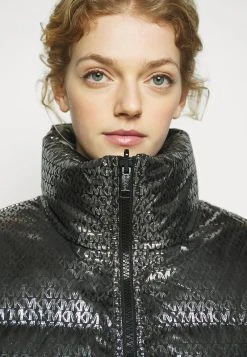 MICHAEL Michael Kors Damen Daunenjacke - Black/silver -MICHAEL Michael Kors 70e3ddba1ddc4a0d8599989d9d892c58