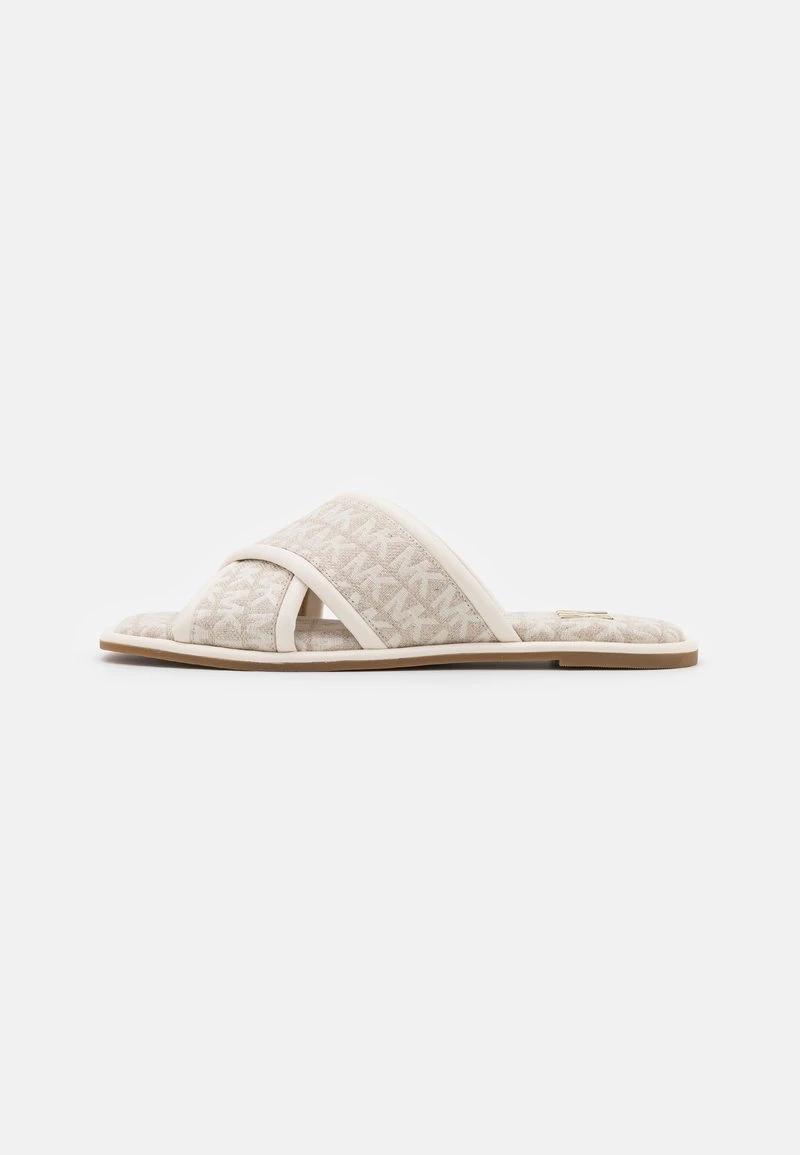 MICHAEL Michael Kors Damen GIDEON SLIDE - Pantolette Flach - Natural 4 MICHAEL Michael Kors Damen GIDEON SLIDE - Pantolette Flach - Natural - Image 2