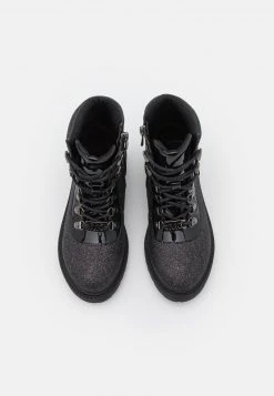 MICHAEL Michael Kors Kinder MADELINE KIM - Schnürstiefelette - Black Glitter -MICHAEL Michael Kors 7275a3709cb744bf9b6092b08b233cd1