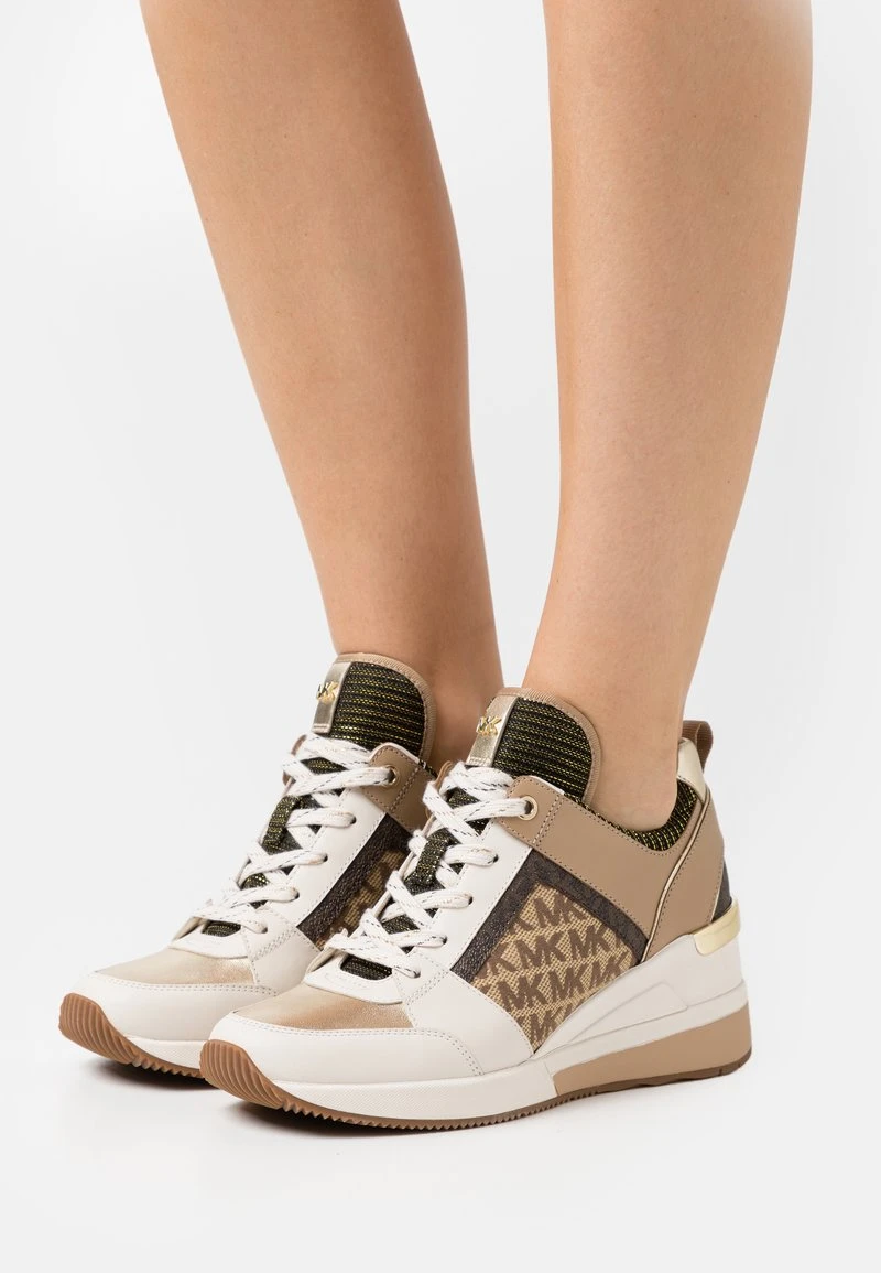 MICHAEL Michael Kors Damen GEORGIE TRAINER - Sneaker Low - Pale Gold 3 MICHAEL Michael Kors Damen GEORGIE TRAINER - Sneaker Low - Pale Gold