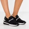 MICHAEL Michael Kors Damen FELIX TRAINER - Slipper - Black/optic White -MICHAEL Michael Kors 72f18055b68e4edc991a94609521fe9b