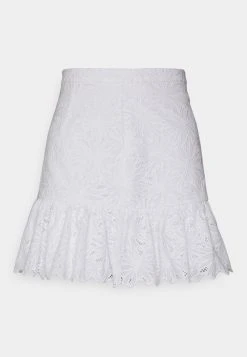 MICHAEL Michael Kors Damen PALM EYLT SKIRT - Minirock - White -MICHAEL Michael Kors 7395865e8c054b4ab6ec0106637a8d43