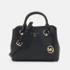 MICHAEL Michael Kors Damen EDITH SATCHEL - Handtasche - Black -MICHAEL Michael Kors 73ce6d2c92604e3195b5a01b20c1c702