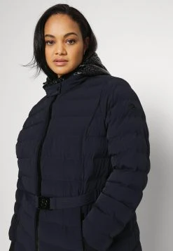 MICHAEL Michael Kors Damen ZIP FRONT STRETCH SHORT - Winterjacke - Navy -MICHAEL Michael Kors 73d3bbf432e245ebab840f4edf2453bc