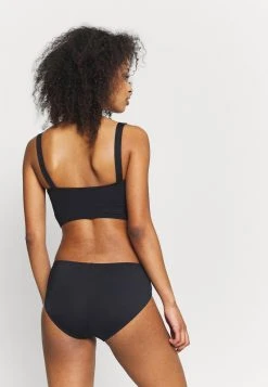 MICHAEL Michael Kors Damen LOGO SOLIDS BRALETTE - Bikini-Top - Black -MICHAEL Michael Kors 7516e6a8f70f4f4d9b33f349eb3801ae