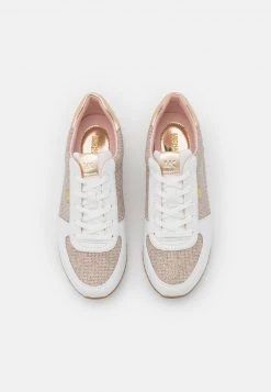 MICHAEL Michael Kors Damen MONIQUE TRAINER - Sneaker Low - White/gold -MICHAEL Michael Kors 7524f83f4c0c435590602990b2f0f179