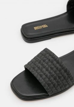 MICHAEL Michael Kors Damen SADLER SLIDE - Pantolette Flach - Black -MICHAEL Michael Kors 75a04e10ab6645cb857df3096140f12a