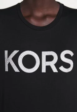 MICHAEL Michael Kors Damen T-Shirt Print - Black/silver -MICHAEL Michael Kors 75adce654f4b43979d9f97b33c4bc625