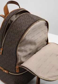 MICHAEL Michael Kors Damen RHEA ZIP BACK PACK - Tagesrucksack - Brown -MICHAEL Michael Kors 771a193d2c61411e856549e49b369cc0