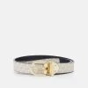 MICHAEL Michael Kors Damen REVERSIBLE BELT - Gürtel - Navy/gold-coloured -MICHAEL Michael Kors 7812d520ac03486d8c3b1b4683d1c29e