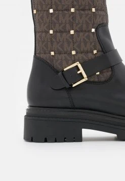 MICHAEL Michael Kors Damen LAYTON BOOTIE - Cowboy-/Bikerboot - Black/brown -MICHAEL Michael Kors 79bcc9e5dd494231a461e10683e2e0f4