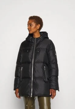 MICHAEL Michael Kors Damen LOGO TAPE ECO PUFFER - Daunenjacke - Black
