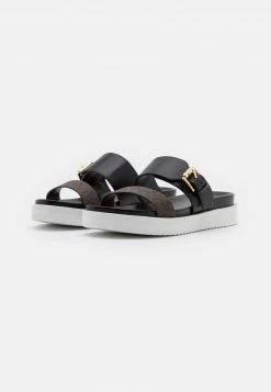 MICHAEL Michael Kors Damen BO SLIDE - Pantolette Flach - Black -MICHAEL Michael Kors 7a7ae8786ca144cc8008b6f33b98db56