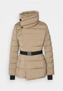 MICHAEL Michael Kors Damen ULTRA BELTED HORIZONTAL QUILTED JACKET - Daunenjacke - Taupe 14 MICHAEL Michael Kors Damen ULTRA BELTED HORIZONTAL QUILTED JACKET - Daunenjacke - Taupe -MICHAEL Michael Kors 7a9178acab274fa8a2a8340775c1e1a4