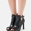 MICHAEL Michael Kors Damen LAWSON OPEN TOE - High Heel Stiefelette - Black -MICHAEL Michael Kors 7c95eaa72a884070b3c75a8b9f0706cf