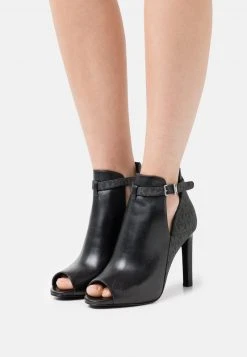 MICHAEL Michael Kors Damen LAWSON OPEN TOE - High Heel Stiefelette - Black