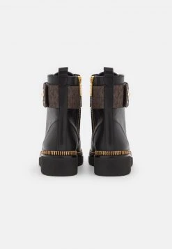 MICHAEL Michael Kors Damen HASKELL CUFF BOOTIE - Schnürstiefelette - Brown/black -MICHAEL Michael Kors 7e60f6ecfb1341818b8f891aaea665ad