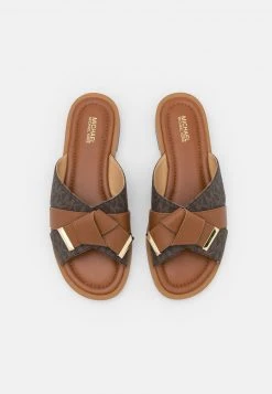 MICHAEL Michael Kors Damen ADDISON FLAT - Pantolette Flach - Brown/luggage 11 MICHAEL Michael Kors Damen ADDISON FLAT - Pantolette Flach - Brown/luggage -MICHAEL Michael Kors 7f09a8f07fed4101a814d34fffefaf32