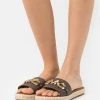 MICHAEL Michael Kors Damen IZZY SLIDE - Pantolette Flach - Brown/multicolor -MICHAEL Michael Kors 7f6e698a1d4b487ca890bc89faff12cd