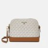 MICHAEL Michael Kors Damen JET CHARM DOME - Umhängetasche - Vanilla/acorn