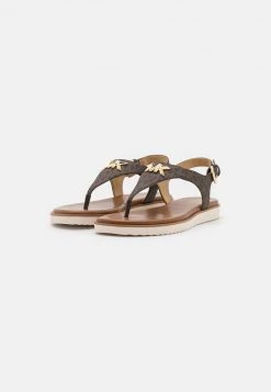 MICHAEL Michael Kors Damen JILLY FLAT - Zehentrenner - Brown -MICHAEL Michael Kors 8228e1c6d6874e8d928d457185807e45