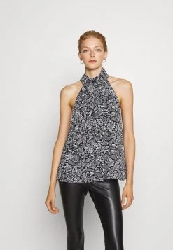 MICHAEL Michael Kors Damen BICOLOR HIPPIE - Bluse - Black/white