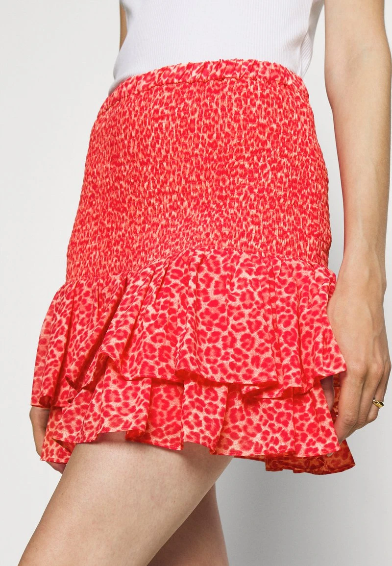 MICHAEL Michael Kors Damen CHEETAH MINI SKIRT - Minirock - Blush Pink 7 MICHAEL Michael Kors Damen CHEETAH MINI SKIRT - Minirock - Blush Pink - Image 5