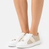 MICHAEL Michael Kors Damen IRVING STRIPE LACE UP - Sneaker Low - Pale Gold -MICHAEL Michael Kors 83e09693d38b4794a20b38a37e36de0a