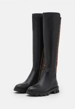 MICHAEL Michael Kors Damen RIDLEY BOOT - Overknees - Black/brown -MICHAEL Michael Kors 843db12b96a247f4a24e2f34e7758b8a