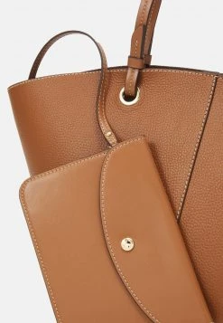 MICHAEL Michael Kors Damen IZZY FAN TOTE SET - Handtasche - Brown -MICHAEL Michael Kors 8499c0a33f044104b41cdf967e4a0ef7