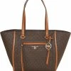 MICHAEL Michael Kors Damen CARINE MD - Shopping Bag - Mittelbraun -MICHAEL Michael Kors 84a4353b1b6540be988a0676cffbf406