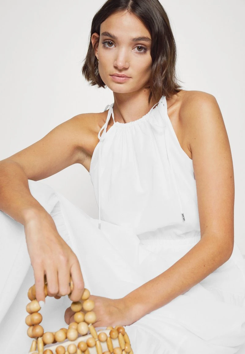 MICHAEL Michael Kors Damen LAWN HALTER DRESS - Maxikleid - White 7 MICHAEL Michael Kors Damen LAWN HALTER DRESS - Maxikleid - White - Image 5