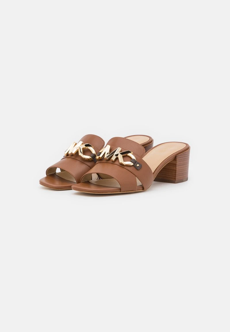 MICHAEL Michael Kors Damen IZZY MULE - Pantolette Hoch - Cognac 5 MICHAEL Michael Kors Damen IZZY MULE - Pantolette Hoch - Cognac - Image 3