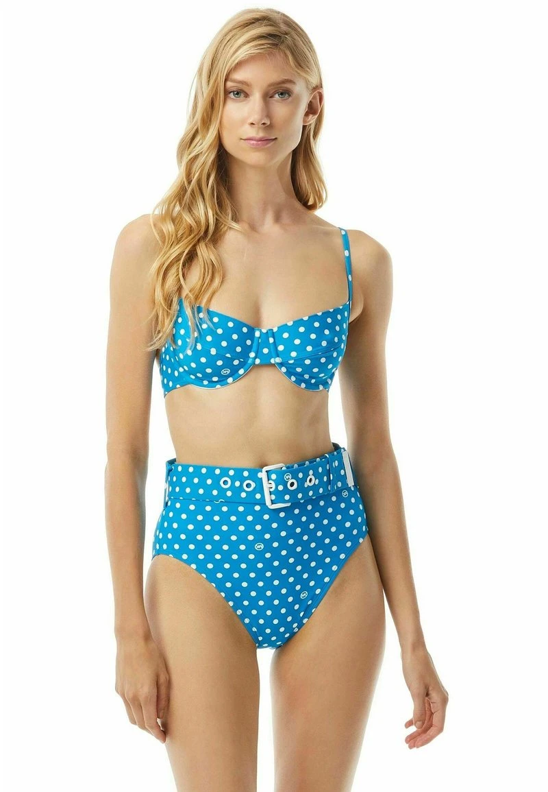 MICHAEL Michael Kors Damen DOT HIGH WAIST - Bikini-Hose - Cyan Blue 4 MICHAEL Michael Kors Damen DOT HIGH WAIST - Bikini-Hose - Cyan Blue - Image 2