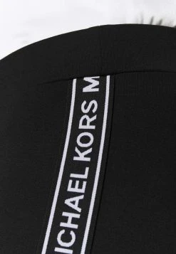 MICHAEL Michael Kors Damen LOGSIDE PANEL LEGGING - Leggings - Hosen - Black -MICHAEL Michael Kors 872185bce60a450b80e09b12fad0119d