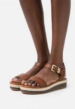 MICHAEL Michael Kors Damen RICHIE - Plateausandalette - Luggage