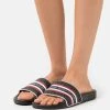 MICHAEL Michael Kors Damen GIMORE SLIDE - Pantolette Flach - Black/crimson