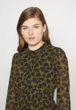 MICHAEL Michael Kors Damen PALMETTO SMOCK DRESS - Freizeitkleid - Smoky Olive -MICHAEL Michael Kors 8afa7f93ff2d4ff0b9d0f6986393529b