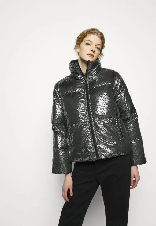 MICHAEL Michael Kors Damen Daunenjacke - Black/silver -MICHAEL Michael Kors 8b52210fe00444c9865b18a63fac7bee