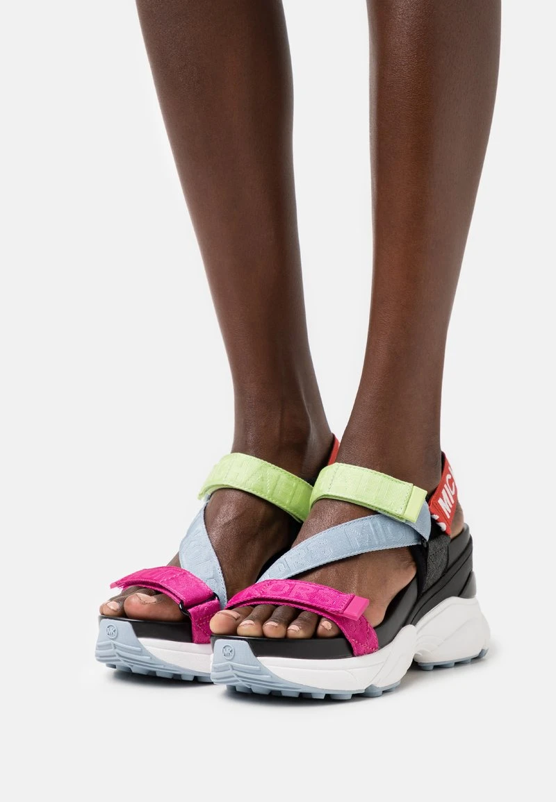 MICHAEL Michael Kors Damen MADDOX - Plateausandalette - Pale Blue 3 MICHAEL Michael Kors Damen MADDOX - Plateausandalette - Pale Blue