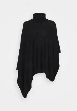 MICHAEL Michael Kors Damen ASYM PONCHO - Cape - Black -MICHAEL Michael Kors 8e39909dc9ae4d8b9c3c75d60c985be8