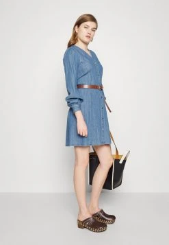 MICHAEL Michael Kors Damen DOWN MINI - Freizeitkleid - Blue Denim -MICHAEL Michael Kors 8ee789fc981448d8aa4c926207444cab