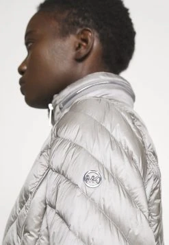 MICHAEL Michael Kors Damen SHORT PACKABLE PUFFER - Daunenjacke - Nickel -MICHAEL Michael Kors 8fe104101ade44ecb012b2027d58304f
