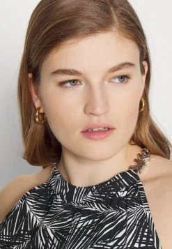 MICHAEL Michael Kors Damen PALM CHAIN NECK - Cocktailkleid/festliches Kleid - White/black -MICHAEL Michael Kors 9018457a77a243db9a32bba12434ecd0